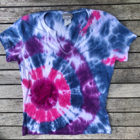 Hit Me With Your Best Shot Bullseye Tie Dye Tee - Picture 1 of 3